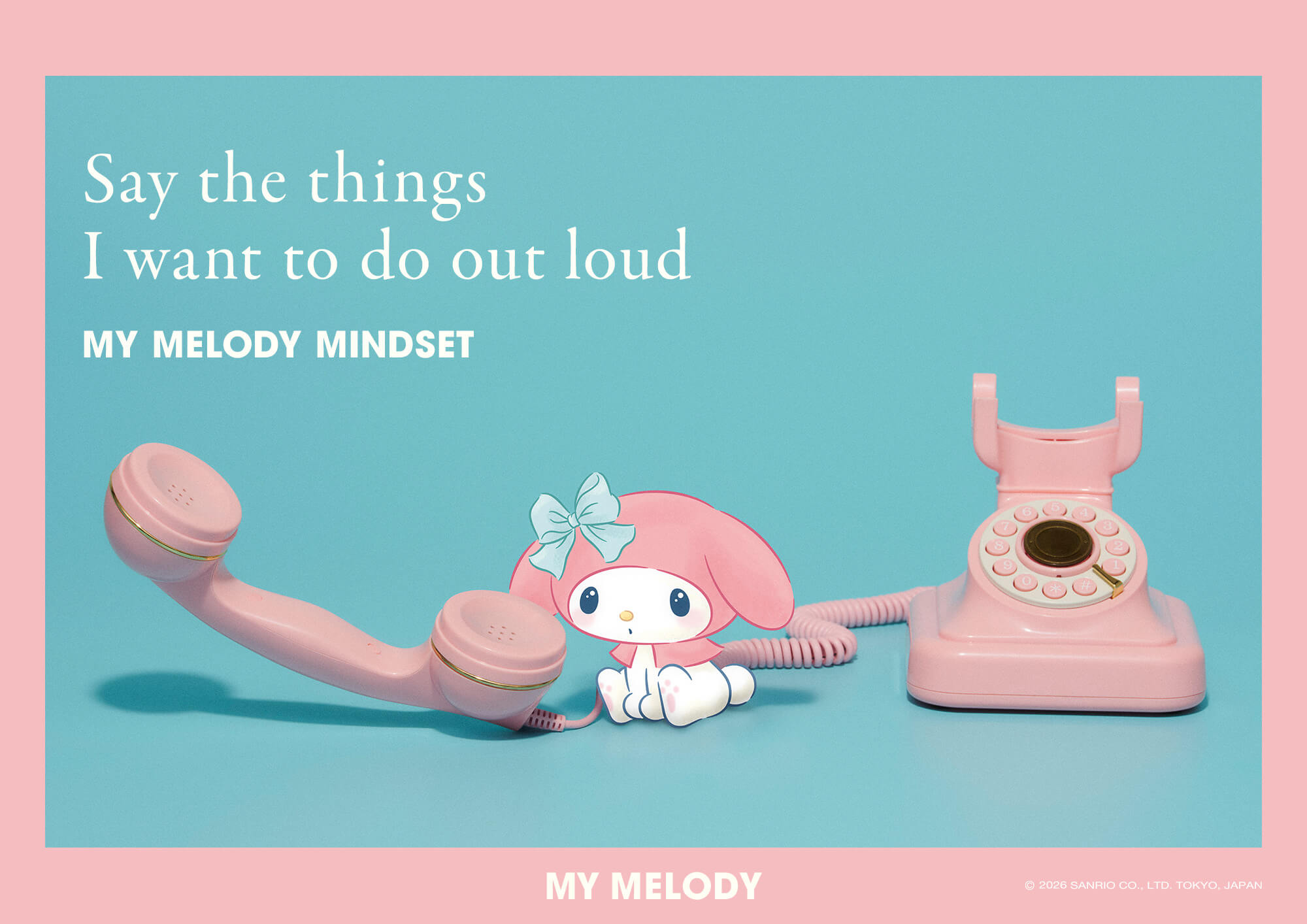 Say the things I want to do out loud. My Melody Mindset