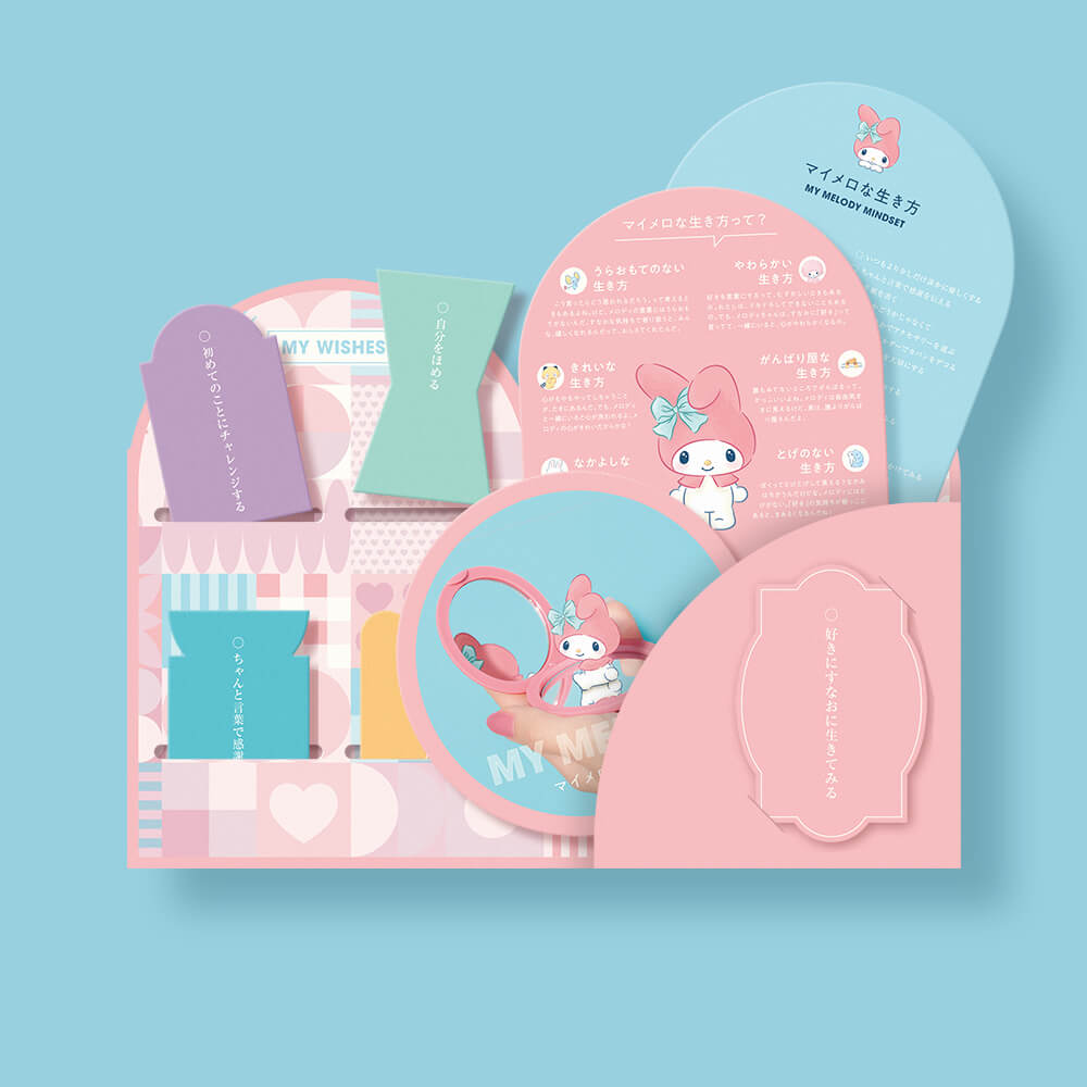 特典画像：マイメロのカードホルダー